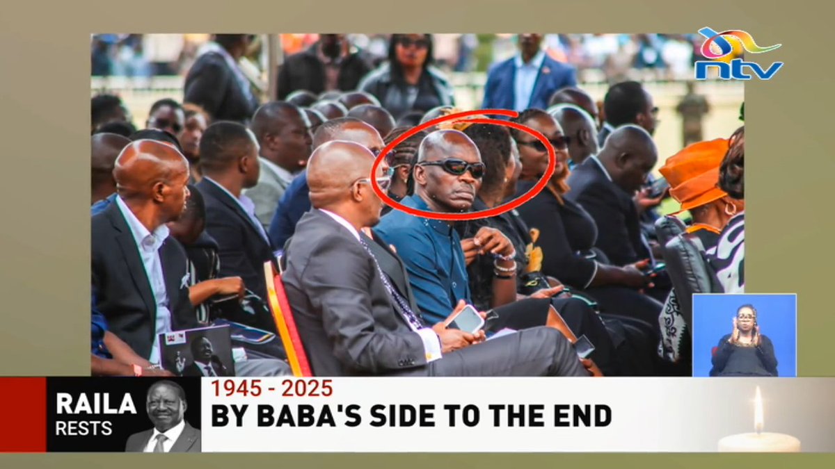 By Baba's Side To The End: He was always there, quietly and firmly, just a step behind one of Kenyaโs most influential leaders. For almost 20 years, Raila Odinga's bodyguard Maurice Ogeta never left his post, not even in death. #RailaRests Number8, the poet Zainab Ismail