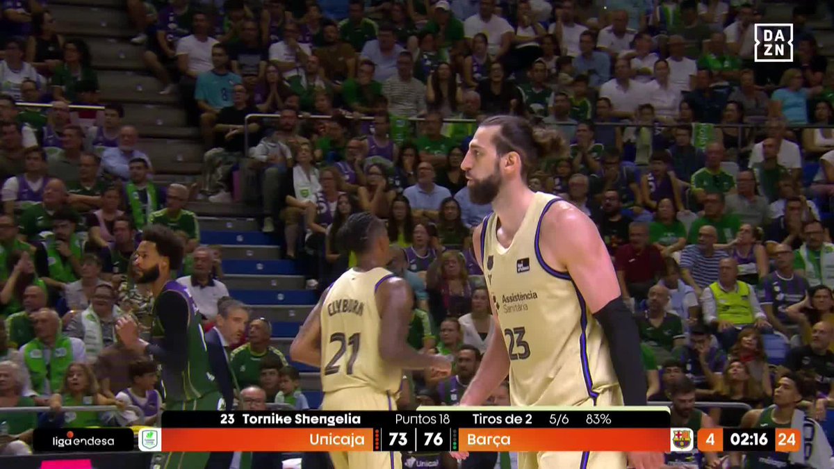 Toko Shengelia es el alma del Barรงa Basket ยกQUร PARTIDO DEL GEORGIANO! ๐ต๐ด #LigaEndesaxDAZN ๐