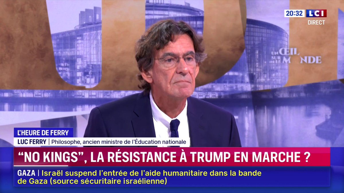 🗣️ Manifestations contre Trump : "Ce qu'on voit dans la rue aujourd'hui c'est l'extrême extrême gauche wokiste." 🔴 Luc Ferry, invité de ✦ Margot Haddad ✦