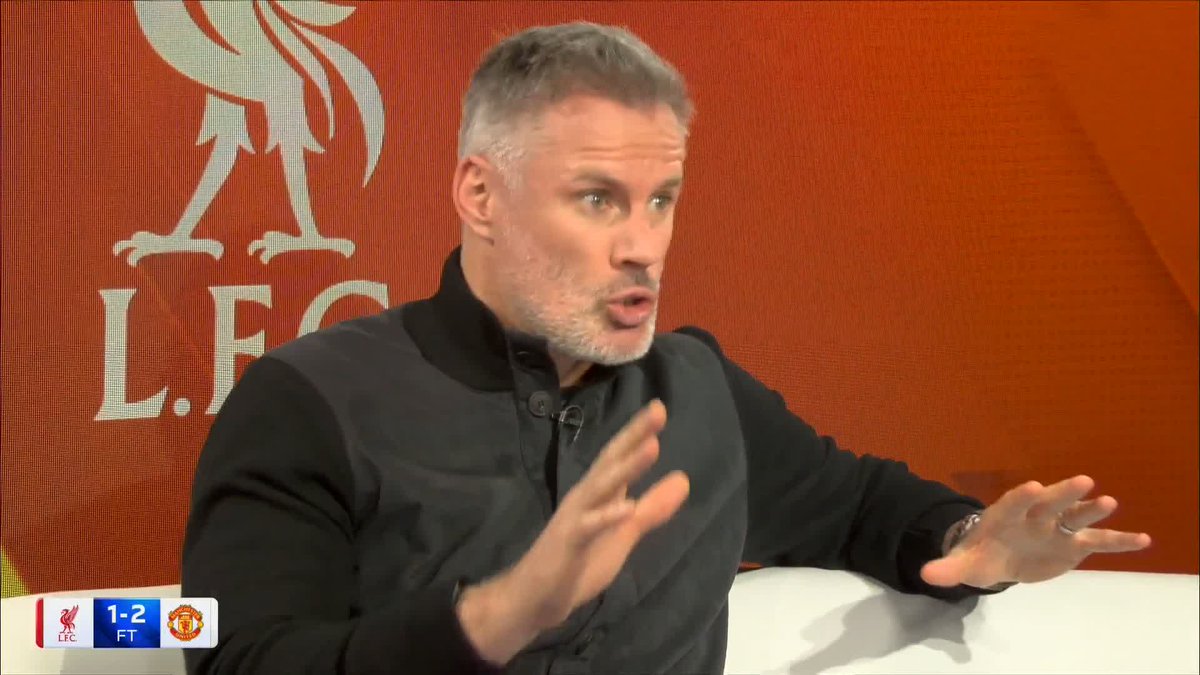 "There's almost like a mindset of not actually doing the dirty work" Jamie Carragher on Liverpool's mentality 🧠