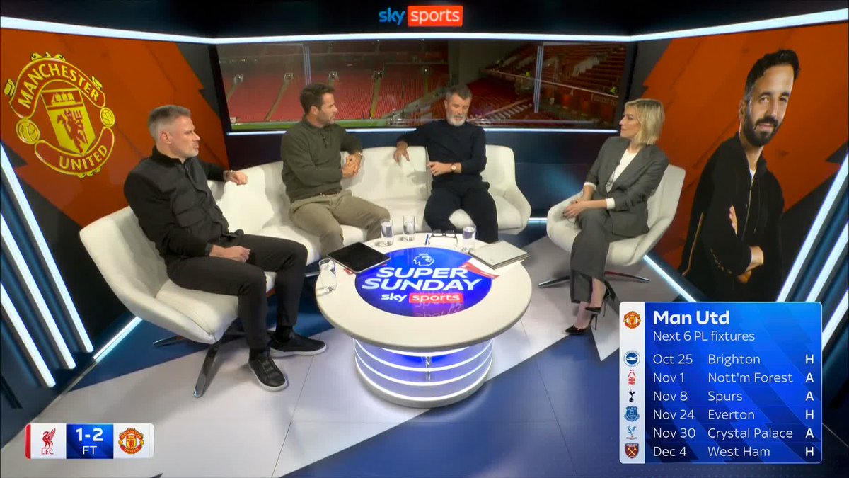 "They're embracing it!" 😤 Roy Keane believes there are signs that Manchester United players aren't shying away from the challenge 💪