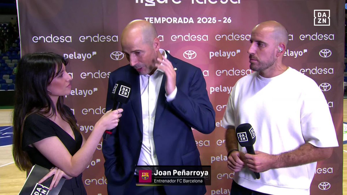 Joan Peñarroya, muy satisfecho con la victoria del Barça Basket 🗣️ "Mucho valor. Llevamos una semana de tres partidos fuera..." #LigaEndesaxDAZN 🏀