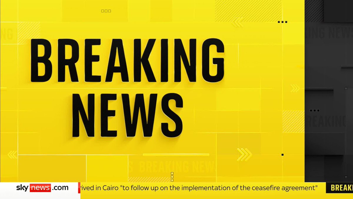 BREAKING: Escalation in Gaza 'deeply concerning', UK Foreign Secretary Yvette Cooper has said in a statement 📺 Sky 501, Virgin 602, Freeview 233 and YouTube