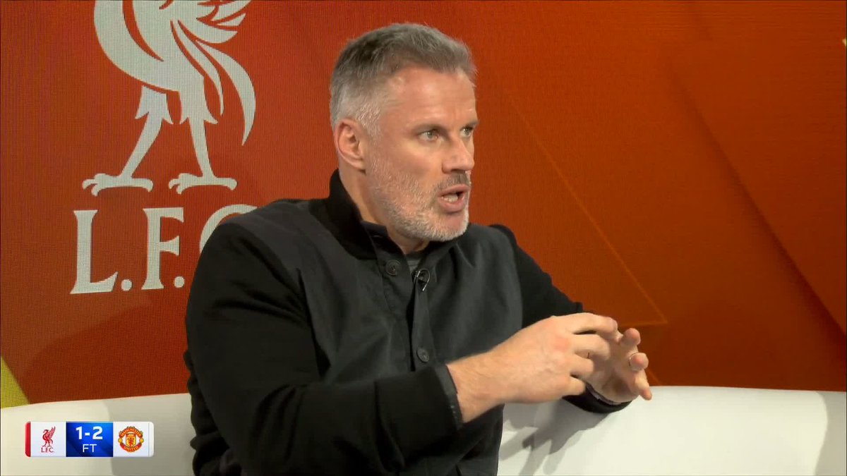 Jamie Carragher on Florian Wirtz: "History doesn't tell me that foreign signings coming into the PL take a year. Nonsense. Thierry Henry scored 25 in his first." Redknapp: "He didn't score in his first 8" Carra: "99% hit the ground running at Liverpool."