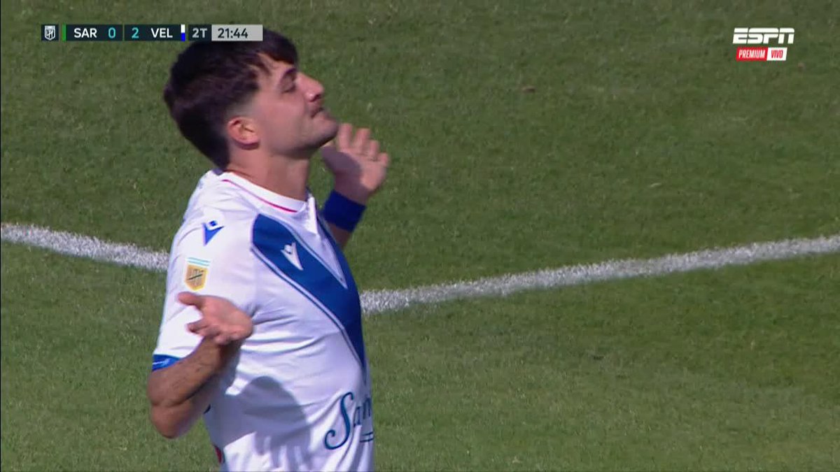 ⚽ El GOL de Francisco Pizzini para el 2-0 de #Vélez ante Sarmiento.