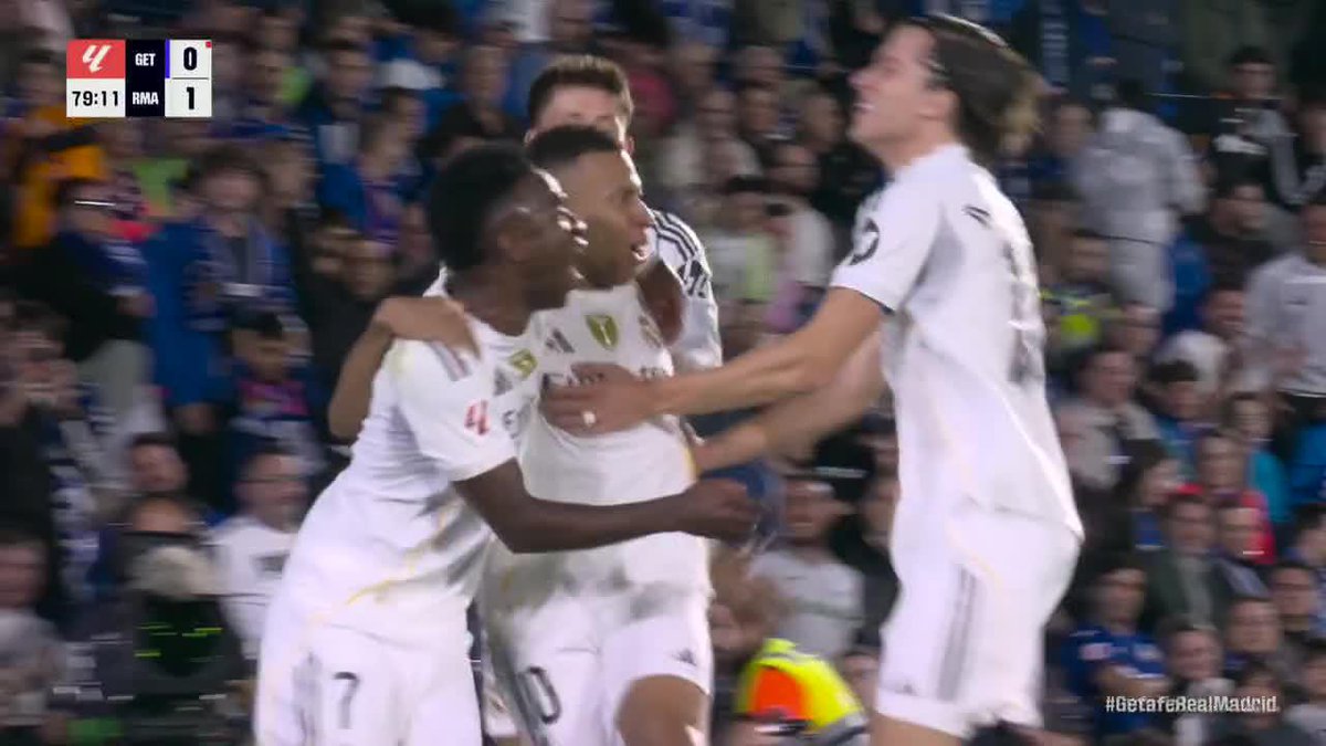 KYLIAN MBAPPÉ CONTINUES HIS SCORING STREAK AND PUTS REAL MADRID AHEAD 💥