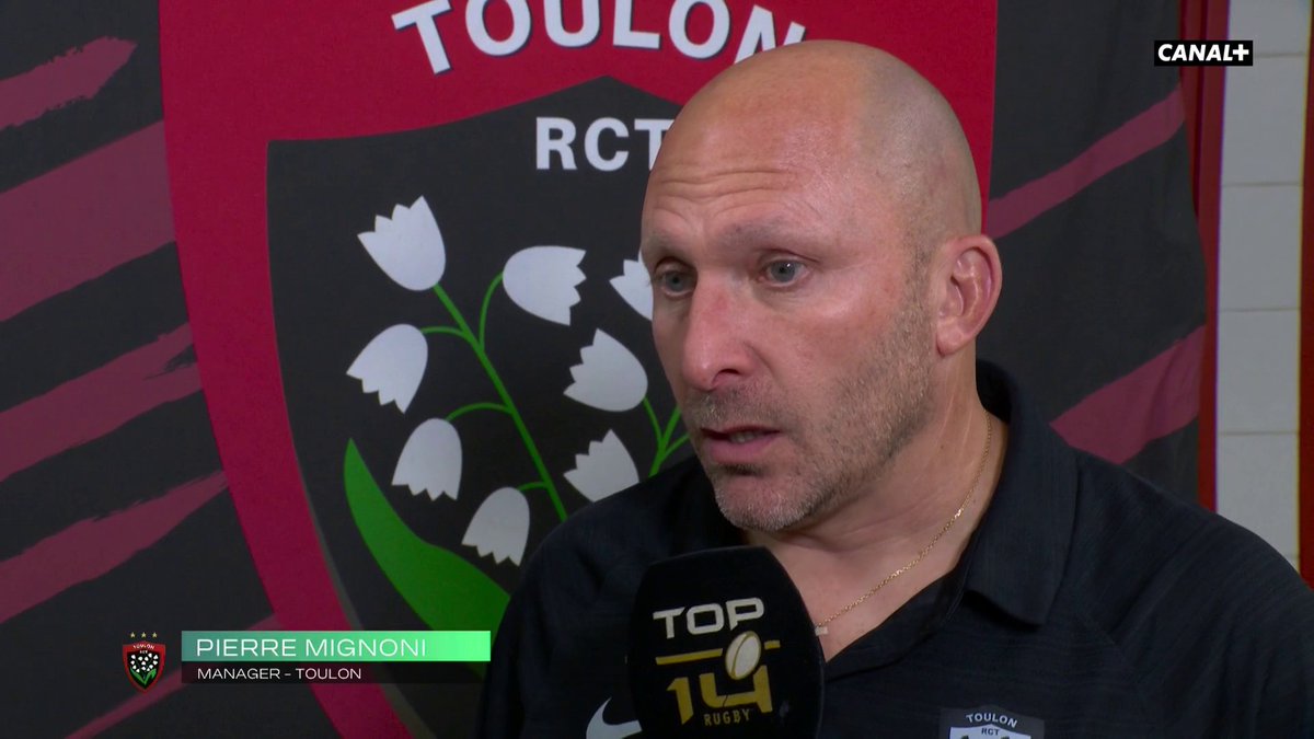 "On voulait faire un gros match tous ensemble pour lui" 🎤 Pierre Mignoni s'exprime sur le 100ème match de Ma'a Nonu sous les couleurs toulonnaise 😍 #RCT
