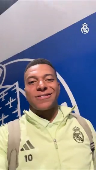 🤳 Kylian Mbappé: "Hello Madridistas! Very happy with the win and my goal, we're top of the table. Thanks for all the support, we need everyone at the Bernabéu this week, it's an important one with the Champions League and El Clásico! Hala Madrid!"