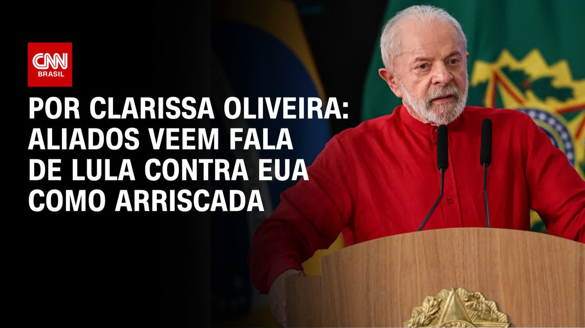 Por Clarissa Oliveira: Aliados veem fala de Lula contra EUA como arriscada; assista #AgoraCNN