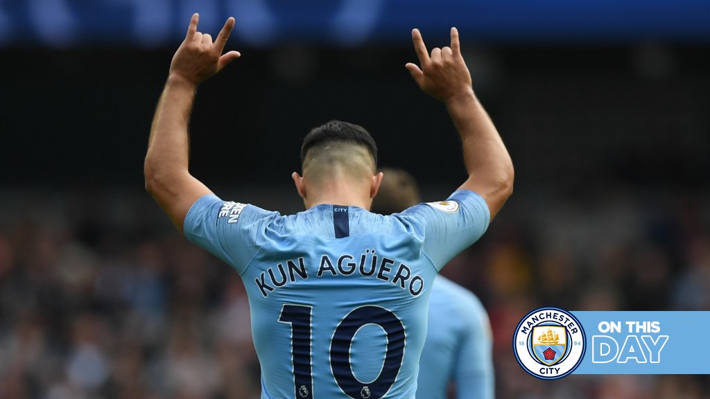 #OnThisDay: #ManCity 5-0 Burnley [2018] ⚽️ [17'] Sergio Kun Aguero ⚽️ [54'] Bernardo Silva ⚽️ [56'] Fernandinho ⚽️ [83'] Riyad Riyad Mahrez ⚽️ [90'] Leroy Sané