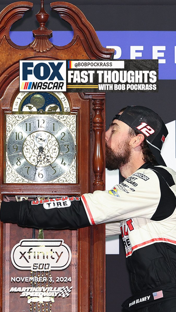 "Who will join Denny Hamlin and Chase Briscoe in the Championship 4 at Phoenix?" Fast Thoughts with Bob Pockrass: