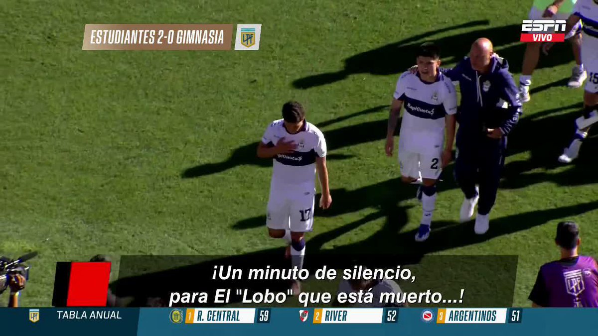 Los gestos de algunos jugadores de Gimnasia al púbico tras el final del Clásico de La Plata. ▶ Mirá #ESPNFútbol1 en el Plan Premium de #DisneyPlus