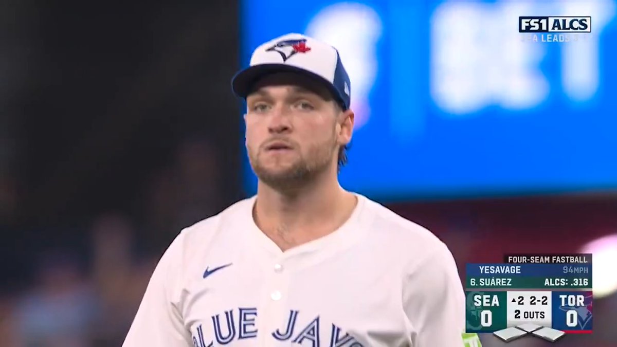 Trey Yesavage strikes out the side! #ALCS