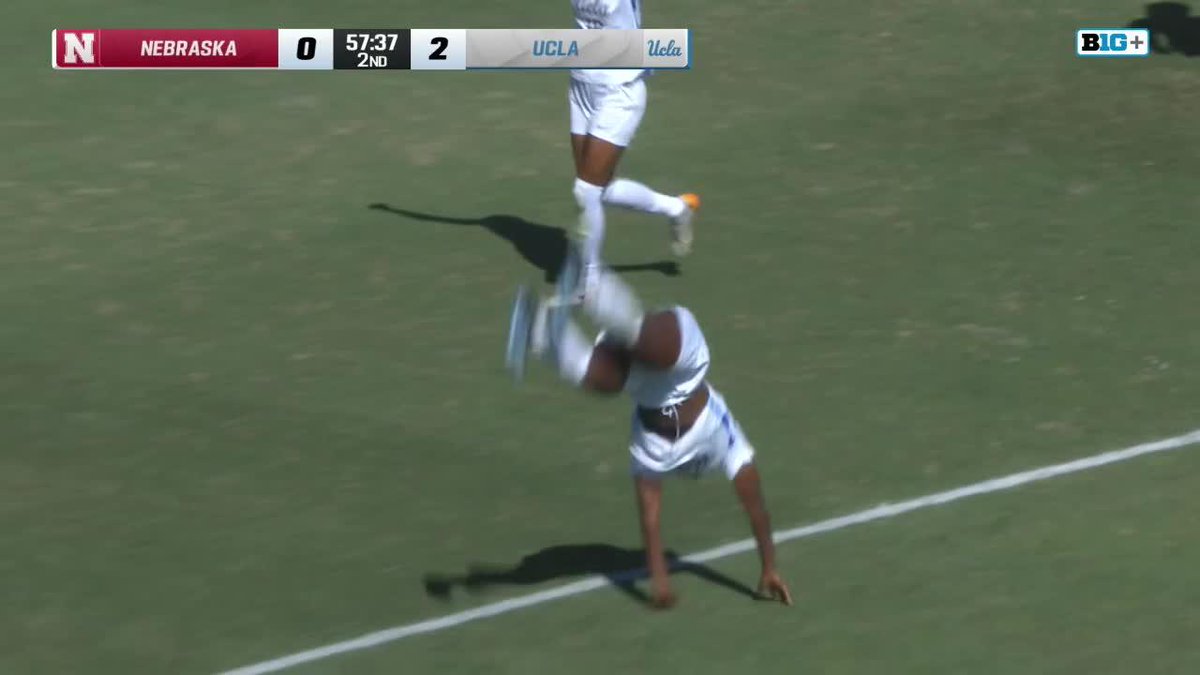 "She's got moves for days." 💃 UCLA Women's Soccer's Payten Cooper got to celebrate her goal twice, and both cellys delivered.