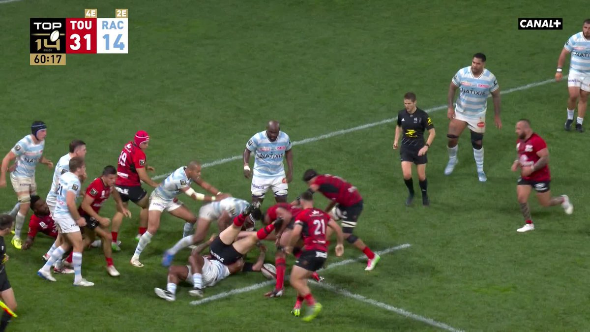 Point stat 📊 A. Raka : 1 essai/72´50 min N. Depoortere : 1 essai/73´33 min E. Capilla : 1 essai/77’20 min J. Wainiqolo : 1 essai/77,5 min L. Bielle Biarrey : 1 essai/78’33 min Pendant ce temps, Maa’a Nonu, 113 ans : 1 essai toutes les 26 minutes⌚️