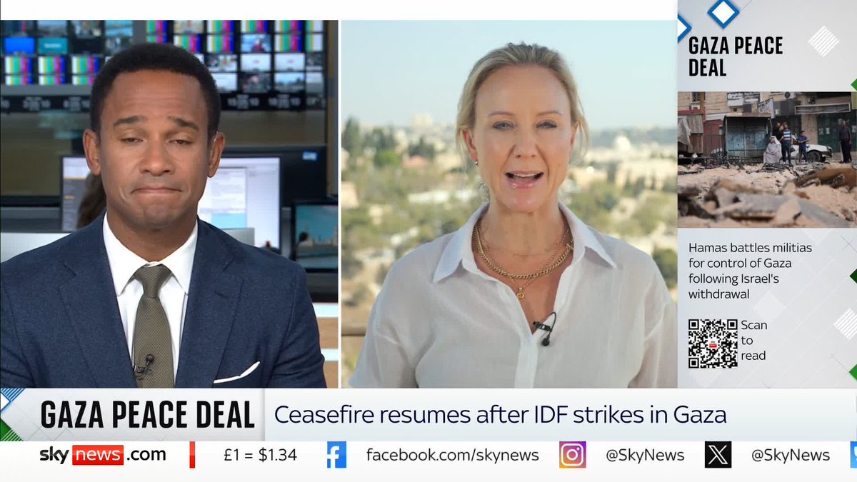 Sky News understands US special envoy Steve Witkoff and Donald Trump's son-in-law Jared Kushner will arrive in Israel today, followed by US vice president JD Vance tomorrow. Sky's SallyLockwood reports live from Jerusalem 📺 Sky 501 and YouTube