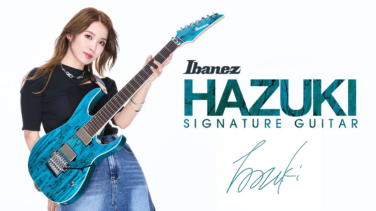 【HAZUKI シグネチャーモデル"HZK1"】 NEMOPHILAやKOIAIで活躍し、今注目を集めるギタリスト、HAZUKI ( 葉月 )。 自身初となるシグネチャーギター "HZK1"を発売します！ ▼HZK1 #NEMOPHILA NEMOPHILA #KOIAI KOIAI #ibanez #アイバニーズ