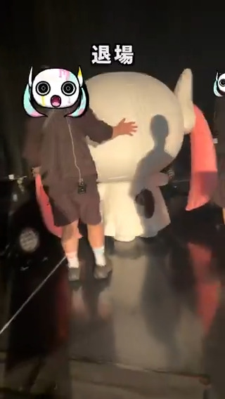 着ぐるみ入退場リハーサル！（ピノキオピー目線）