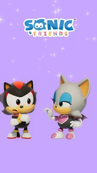 ルージュ、ダンスに初登場✨ キュートなソニックたちが送るショートアニメ🦔💙 『SONIC & FRIENDS』の最新ダンス動画を公開⸜🙌🏻⸝ 👇音あり動画はこちら👇 #ソニフレ