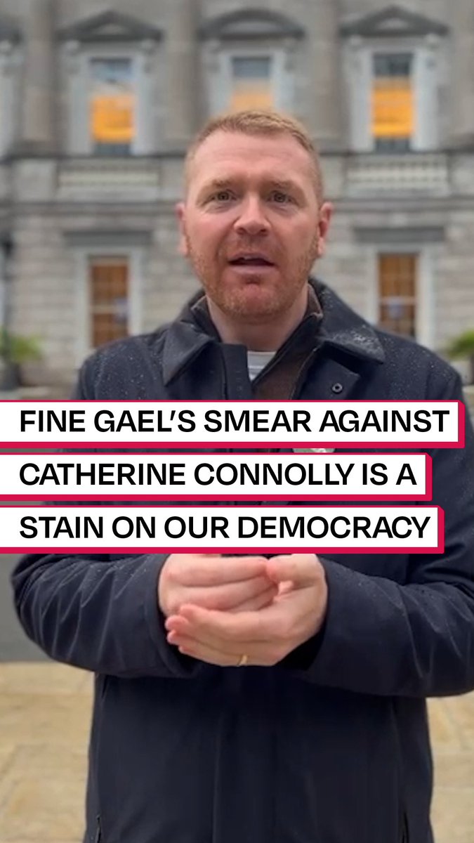 Fine Gael's latest desperate attack on Catherine Connolly is a stain on our democracy. They know that barristers must take work within their area of competency – they have been schooled on this before. Simon Harris should apologise for this outrageous, Trumpian smear.