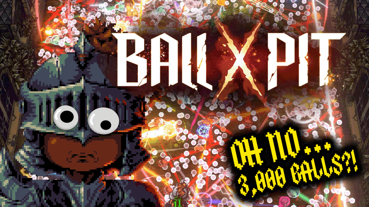 Now that you're familiar with the balls of BALL x PIT 🏐 SHADOW UPDATE OUT NOW you can better appreciate the game being broken to allow 3,000 loose at once.