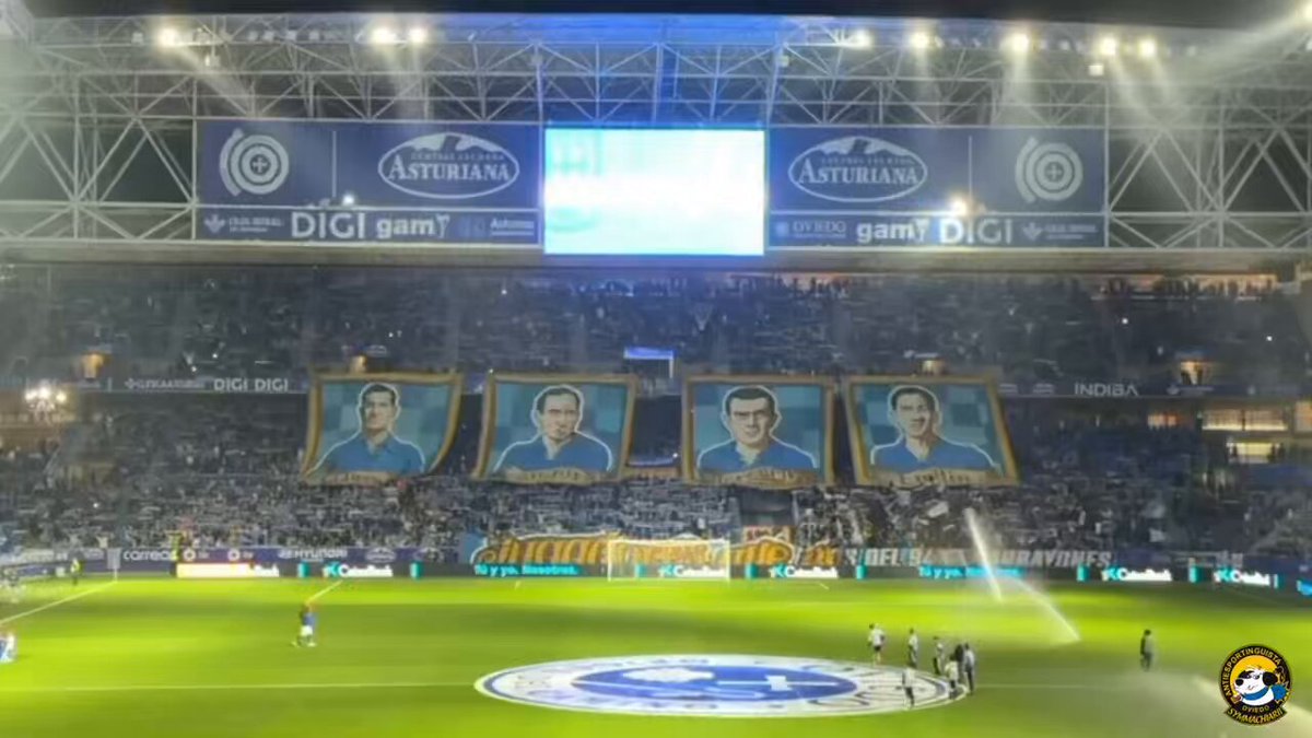 Jugadores que honraron a Oviedo. El tifo de SYMMACHIARII para el Real Oviedo-RCD Español. 17/10/25 #Ultras