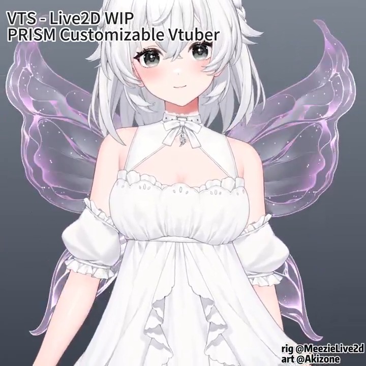 Here is another reason why we needed so long to finish our Customizable Model! We totally could have released her 2 months ago but we wanted to make her the best quality! #PrismCustomizableVtuber #CustomizableVtuber #Vtuber #Live2d