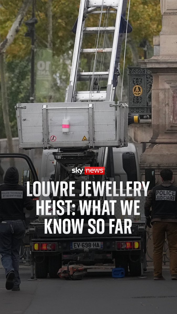 Sky's Siobhán Robbins Sky looks at what we know so far about the Louvre jewellery heist, after intruders entered the museum via a basket lift, stealing eight 'priceless' objects.