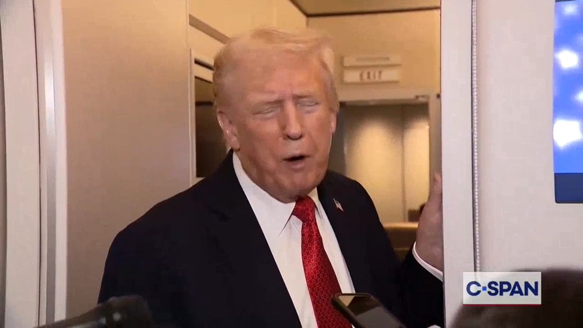 Q: What do you have to say to US farmers who feel that the deal is benefitting Argentina more than it is them? Trump: Argentina is fighting for its life, young lady. They're fighting for their life. I happen to like the president of Argentina, I think he's doing the best he can.