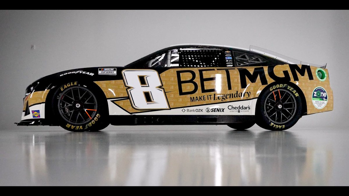 New look. Same mission. The No. 8 BetMGM Chevrolet rolls into Martinsville with a legendary new look. 🏁 #MakeItLegendary
