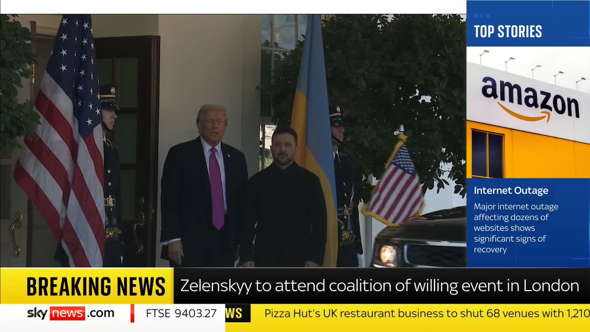 BREAKING: Ukrainian President Volodymyr Zelenskyy is to travel to London on Friday for a 'coalition of the willing' meeting, a source familiar with the matter has told Reuters. JayneSeckerSky reports ⬇️ Live 🔗 📺 Sky 501, Virgin 602 and Freeview 233