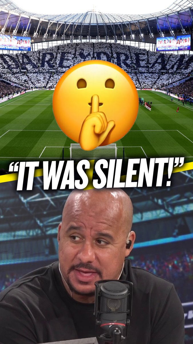 🤫 "It was silent! They only sang when they scored their goal" ❌ "Spurs fans cannot banter #MCFC for atmosphere, because it was silent!" Gabby Agbonlahor couldn't believe how quiet the #THFC fans were vs #AVFC! 😲