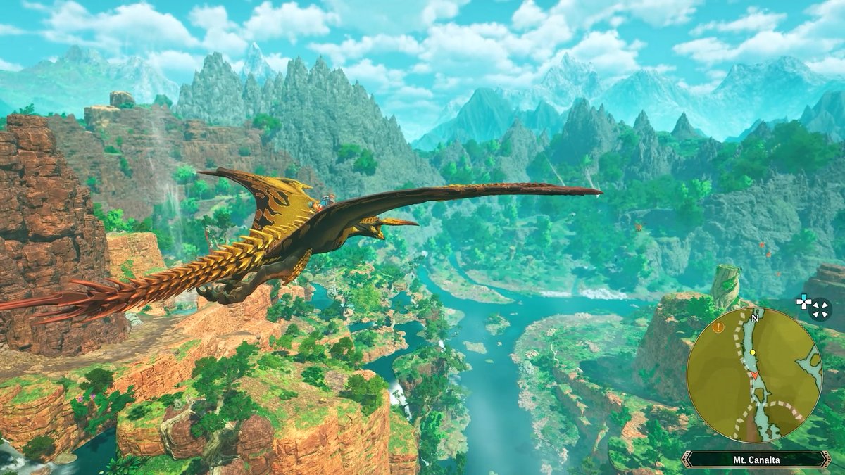 In #MHStories3, you'll be be able to soar through the skies on flying monsties as you take in the view! Something catch your eye? Head on over there and see what awaits!