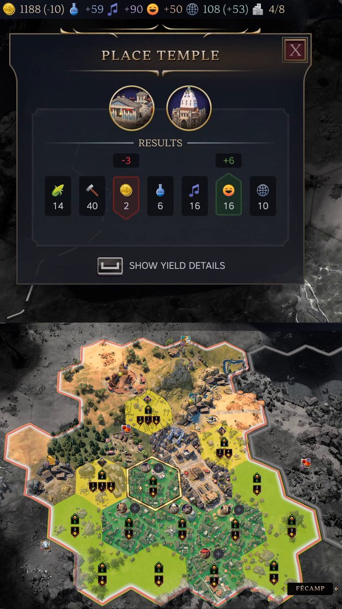 Get a glimpse of new Settlement UI, out now in Update 1.2.5 This is the first of many UI/UX improvements still to come in #Civ7