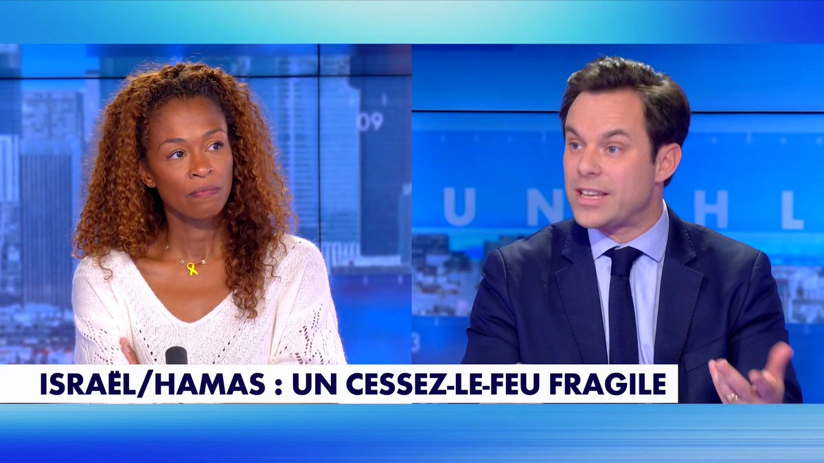 Rachel Khan : «Le Hamas ne veut que la barbarie. Il ne veut que son projet de détruire Israël, l'ensemble des Juifs du monde et l'ensemble du monde libre. Ils se servent de ce cessez-le-feu pour mieux se réarmer.» #Punchline