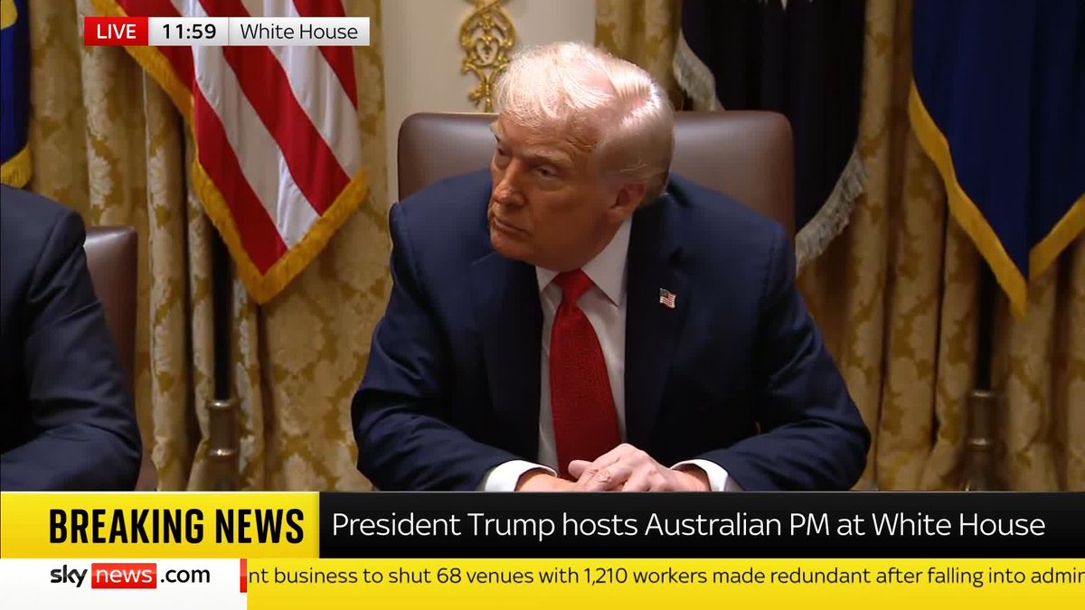 Donald Trump says he thinks Ukraine "could still win" the war against Russia - but he does not believe they will. The US president adds: "Anything can happen, you know war's a very strange thing." Latest ➡️ 📺 Sky 501, Virgin 602 and Freeview 233