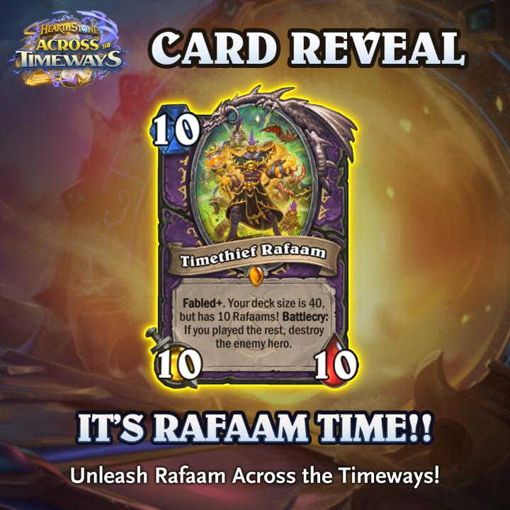 Rafaam is so back with 10 Legendary Rafaams - a villain of all shapes and sizes!