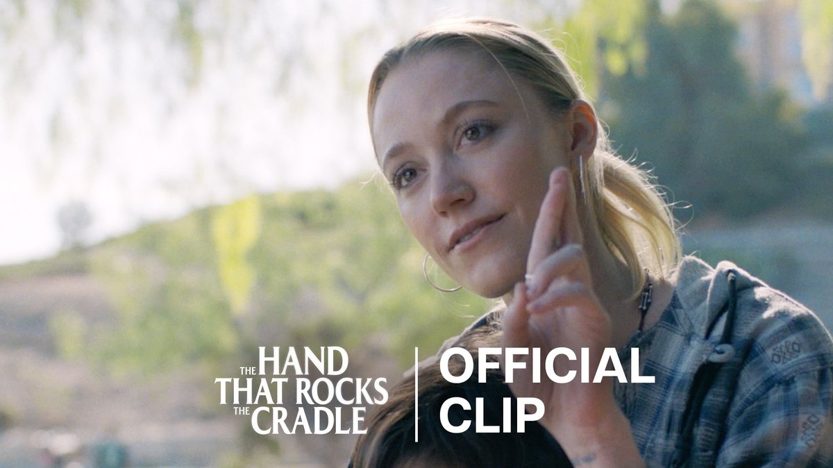 Shhh 🤞 Watch this new clip from The Hand That Rocks the Cradle and stream the film Wednesday on Hulu and with #HuluOnDisneyPlus.