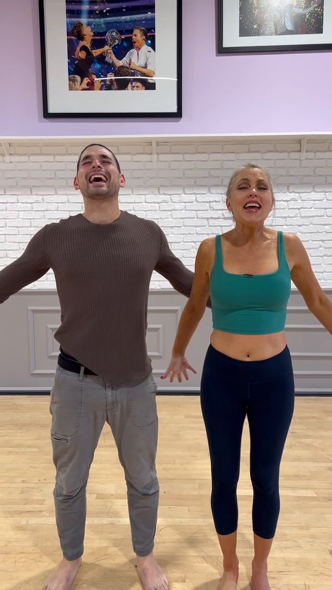 We'd say the couples are WICKEDLY talented. 💚🩷 #WickedNight on #DWTS is tomorrow at 8/7c on ABC and Disney+. Next day on Hulu!