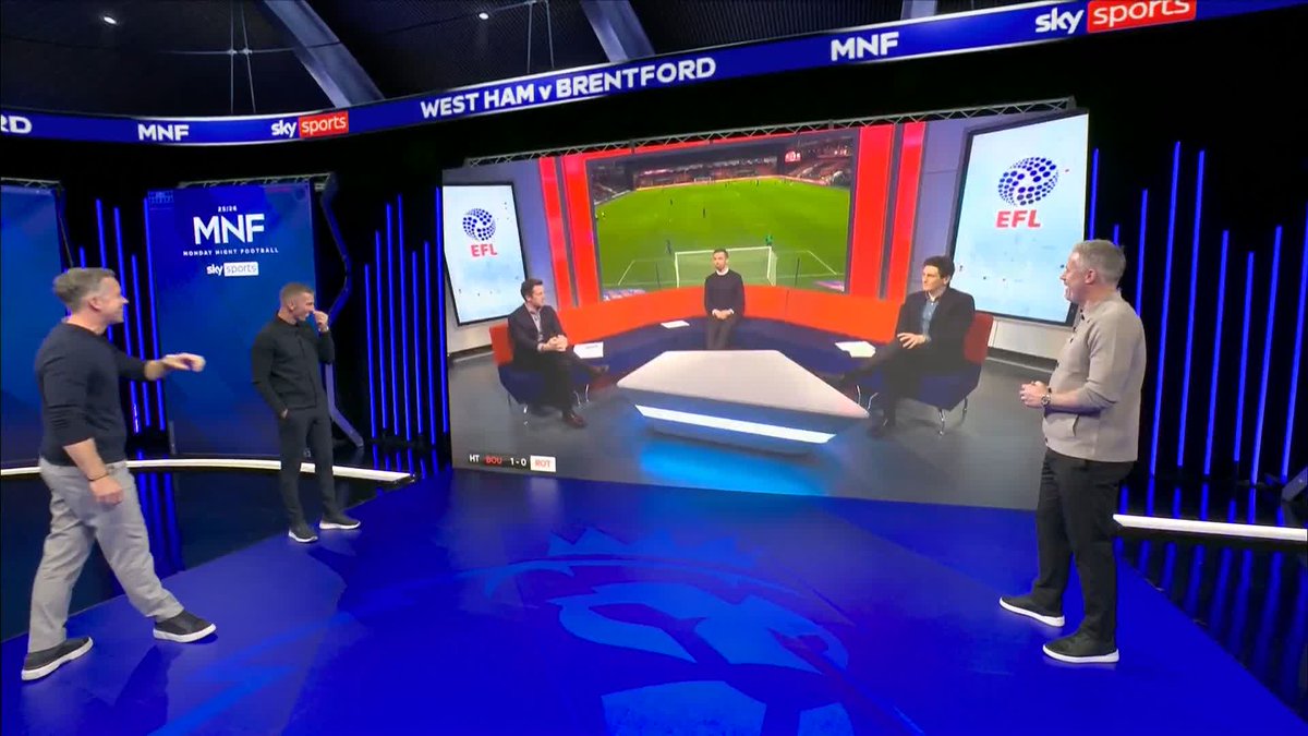 When Gary O'Neil and Keith Andrews were on the Sky Sports Football sofa 😅⏮️