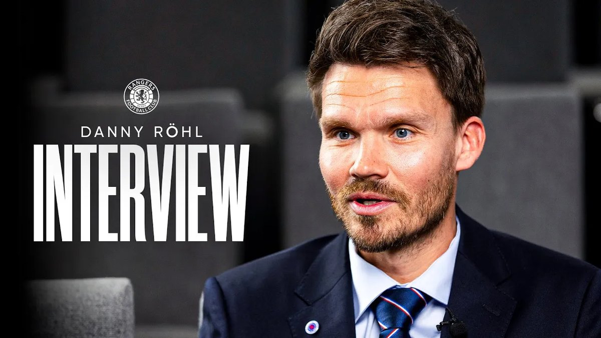 🎙️ Danny Röhl spoke to RangersTV for the first time after being appointed as Head Coach.