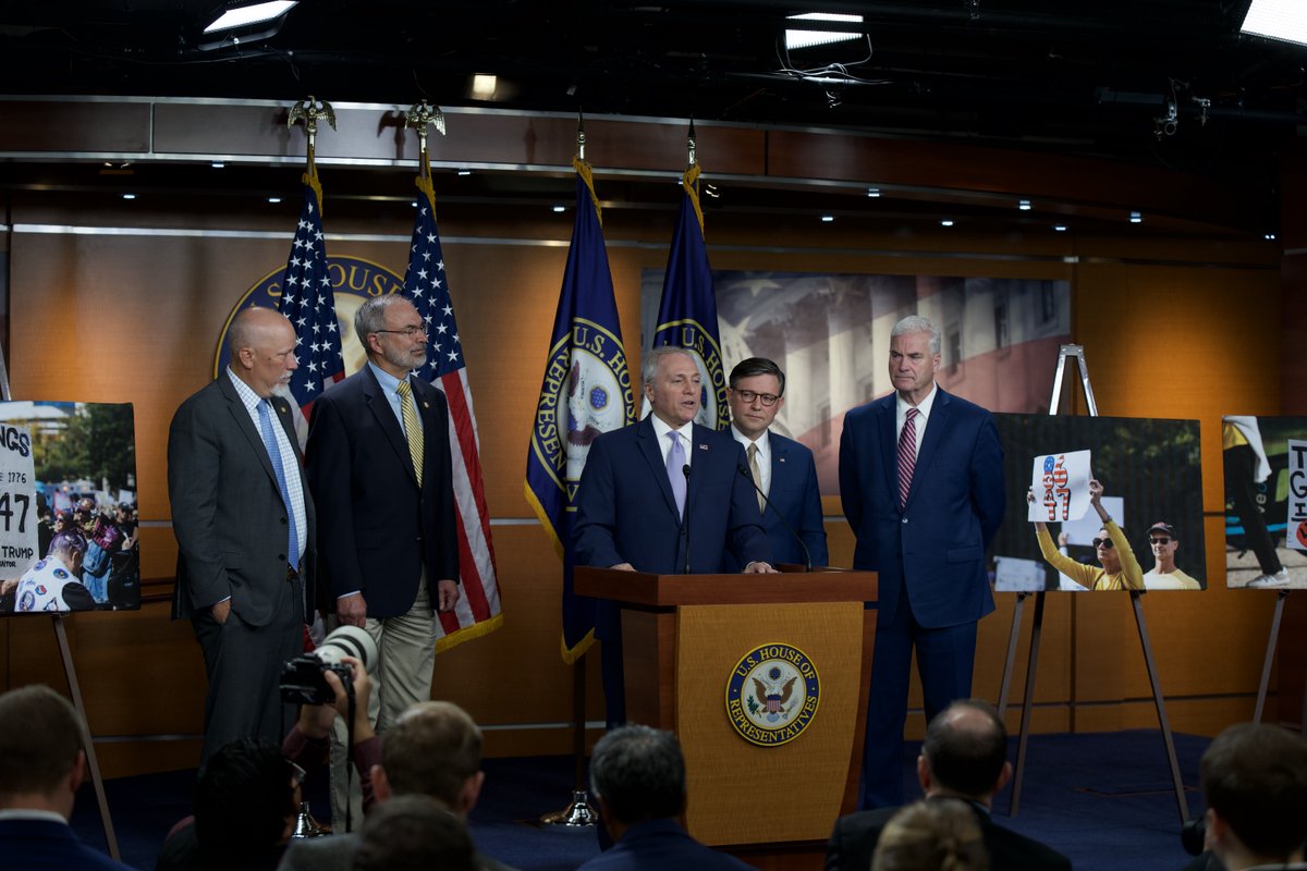 This weekend, the radical left marched in “Hate America” rallies where people carried signs calling for the murder of President Trump. How have Democrat leaders responded? Silence. Absolutely disgraceful.