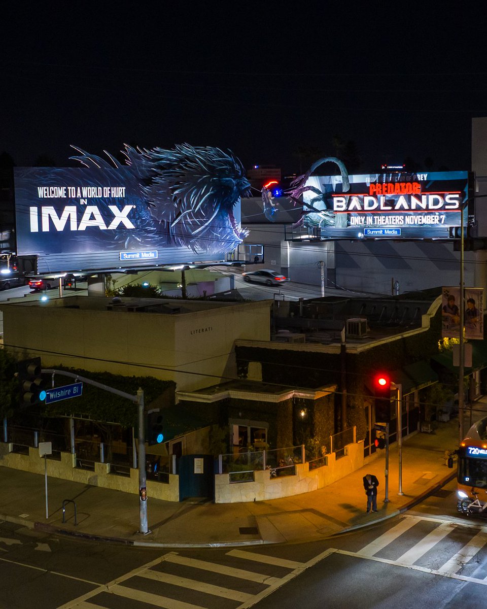 Los Angeles, Predator: Badlands has arrived. Get tickets now to experience it in theaters November 7.