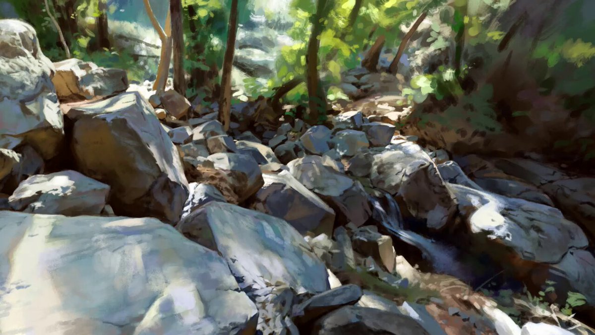 Our job as painters is not merely to replicate chaos but to grapple with the chaos of nature and subdue it into ordered beauty