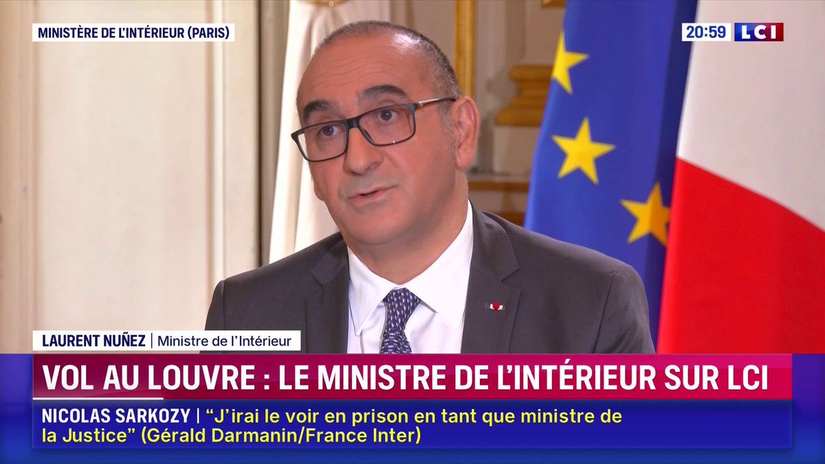 🇫🇷 FLASH | « Plus d'une soixantaine d'enquêteurs sont mobilisés sur cette affaire (...) On retrouvera les auteurs », déclare le nouveau ministre de l’Intérieur Laurent Nunez.