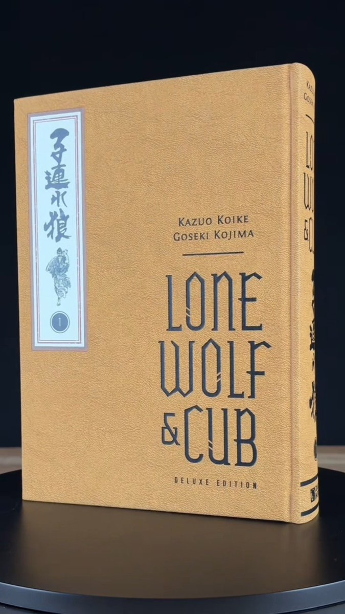 FIRST LOOK 🚨: Lone Wolf & Cub Deluxe Edition Volume 1 releases on December 9th! Pre-order your copy: For the first time in English, these will read from right to left. Included are original Japanese sound effects and more. #DHManga By Kazuo Koike & Goseki Kojima, translated by Dana Lewis.