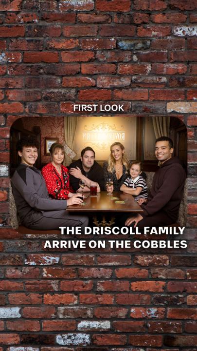 First look: The Driscoll family arrive on the cobbles! ✨ #Corrie
