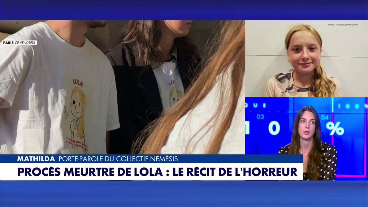 Mathilda, porte-parole du collectif Nemesis : «Il n'y a pas de mots assez forts pour décrire à quel point c'est abominable. J'ose à peine imaginer ce que ressentent ses proches, sa maman. L'accusée est extrêmement détachée. Elle n'a aucune réaction.»