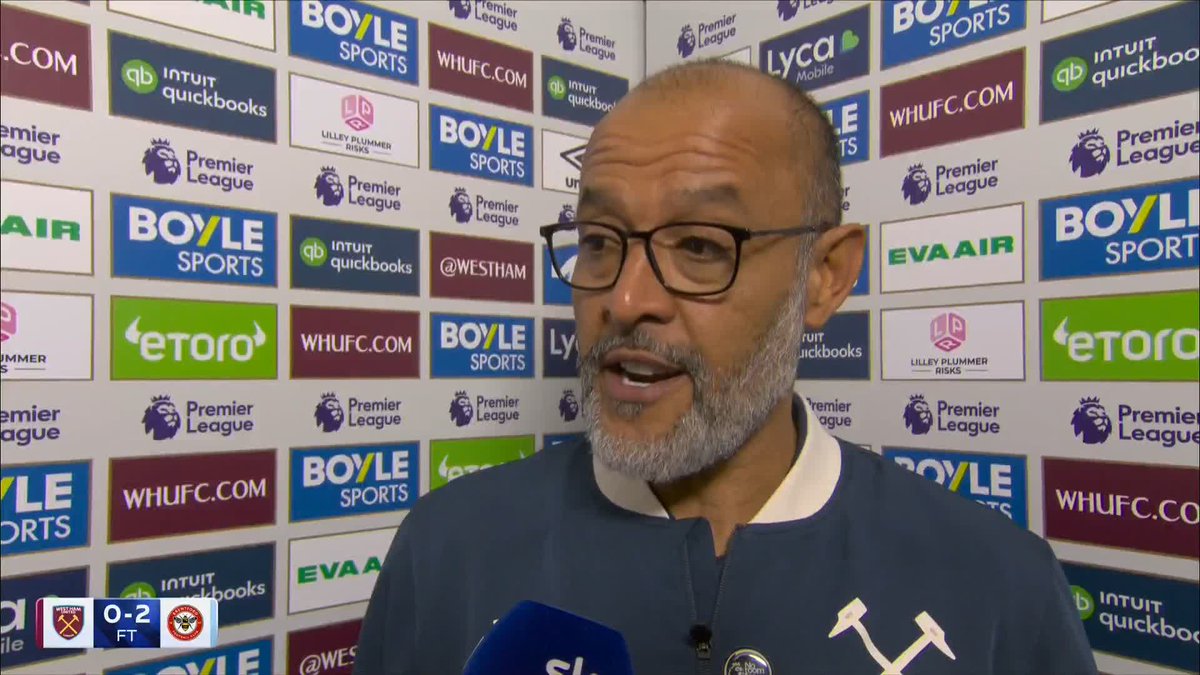 "I honestly believe our fans are CONCERNED." Nuno Espirito Santo believes the emotions of the West Ham fans are transferring to his players.