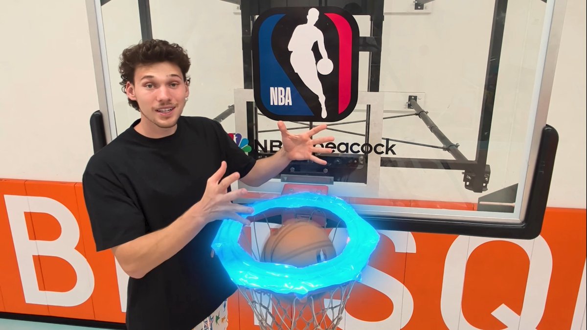 Is Jesser truly an All Star? See how many shots it takes. Tune-in to NBA Tip-Off on NBC and Peacock on October 21st, starting at 6:30ET.